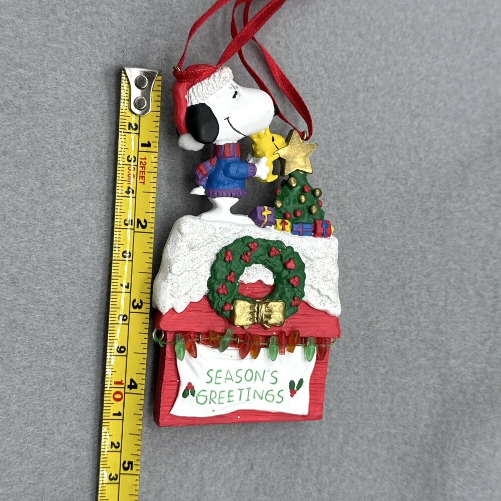 Kurt Adler Ornament Peanuts Snoopy Woodstock Musical Christmas Works Tree Wreath - Picture 5 of 5